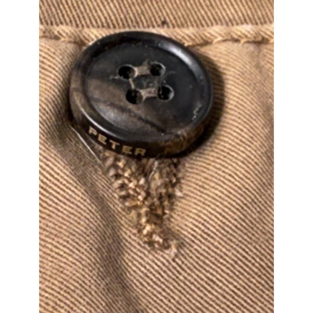 Peter Millar Collection Mens Chino Pants 36 Khaki Stretch Flat Front Casual - Picture 10 of 11